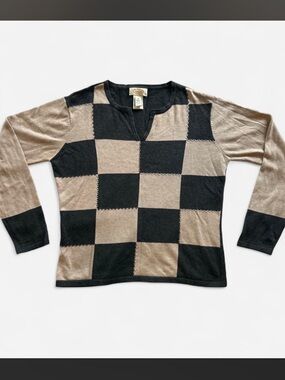 Vintage Checkered Sweater <3